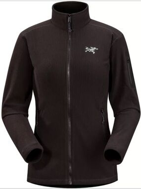 Women’s Vintage Arcteryx Delta LT Jacket With Polartec Full Zip Size Large Black